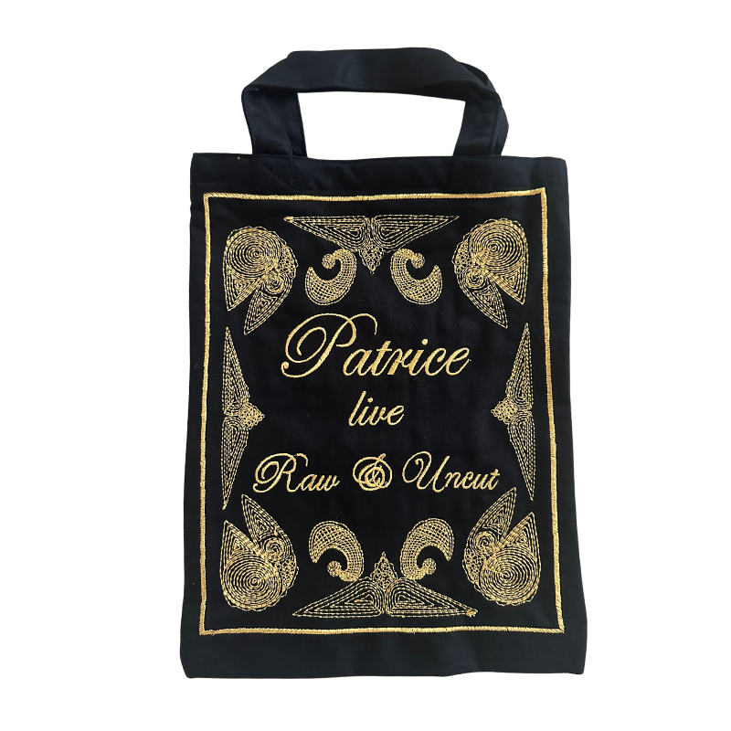 Limited embroidered "Raw & Uncut / Nile"-Bag